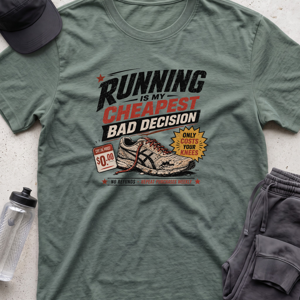 running is my cheapest T-shirt