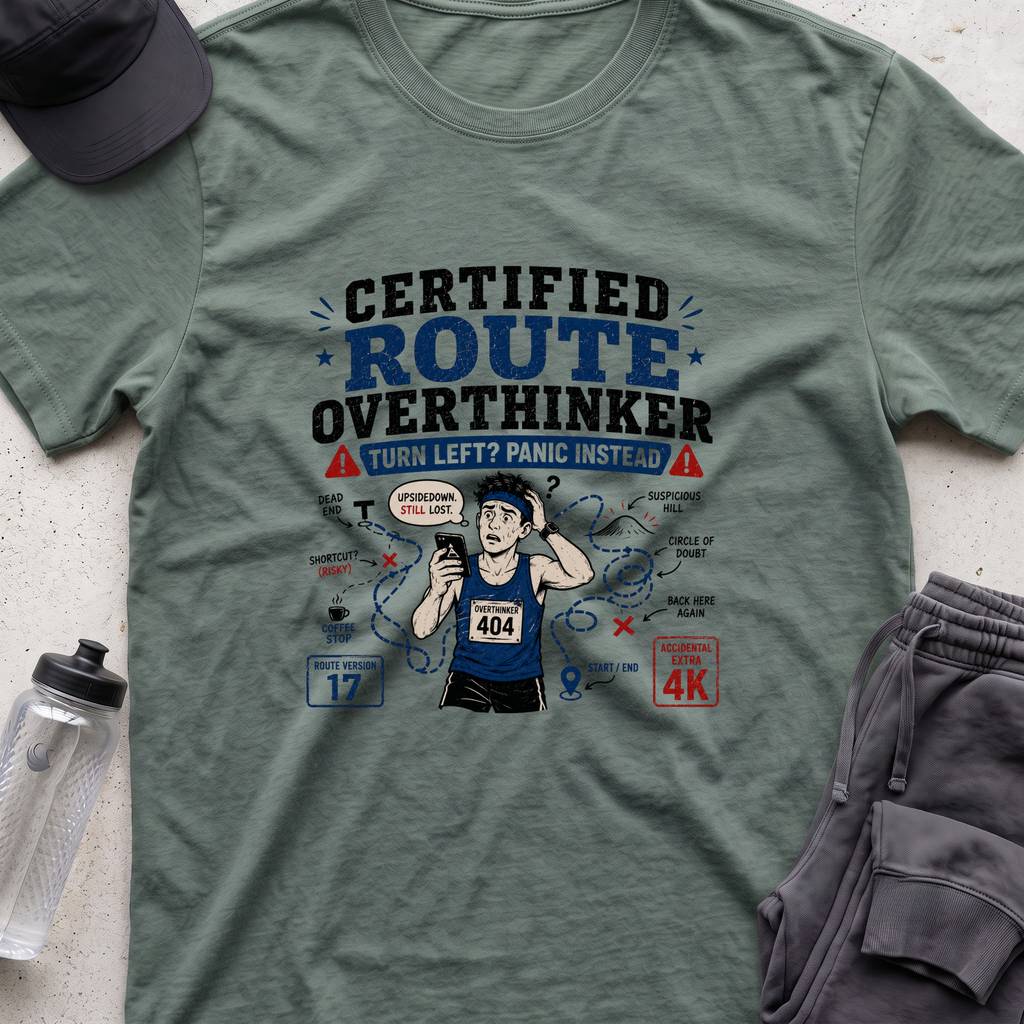 certified route overthinker T-shirt