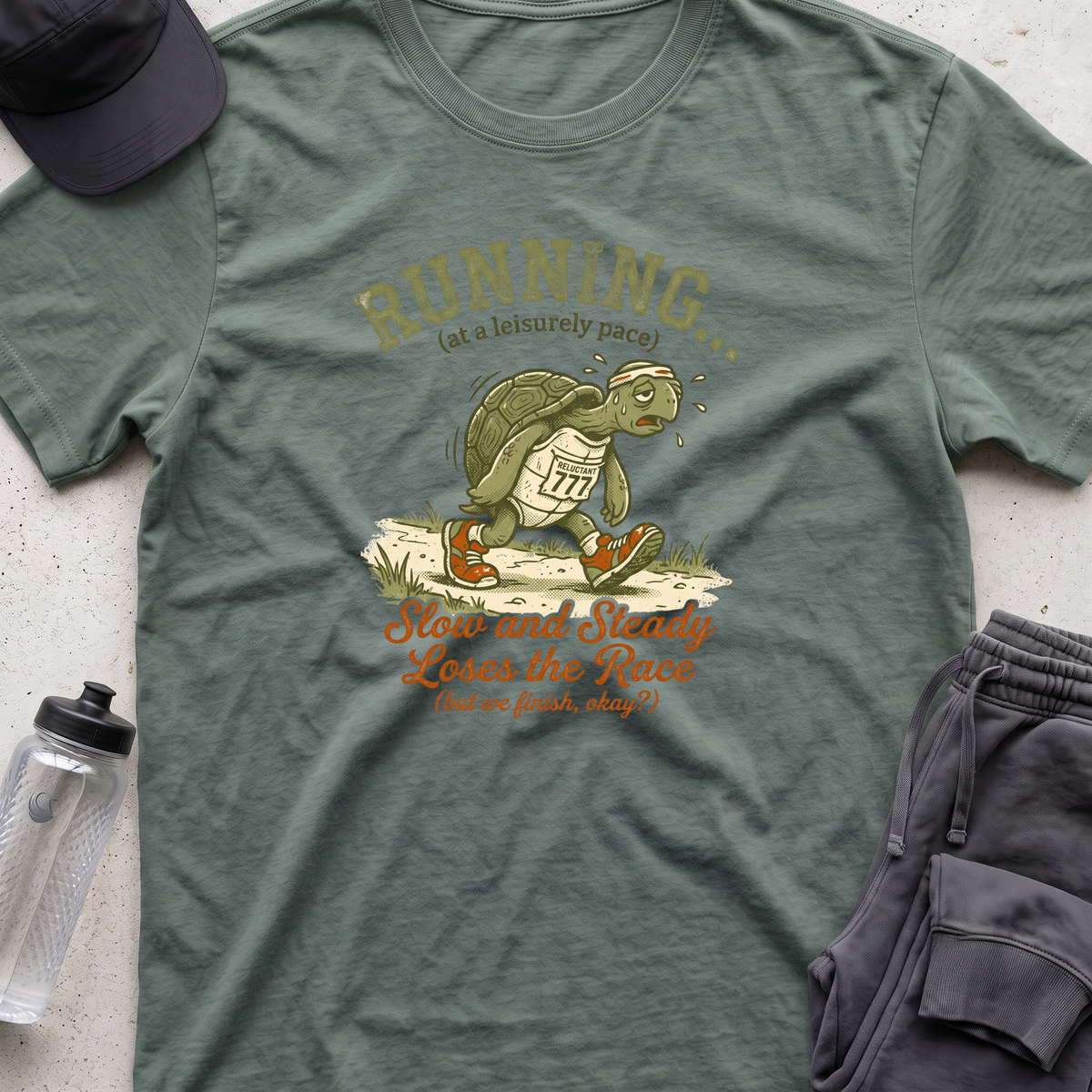 running at leisurely T-shirt