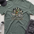 turtle pace city mileage T-shirt