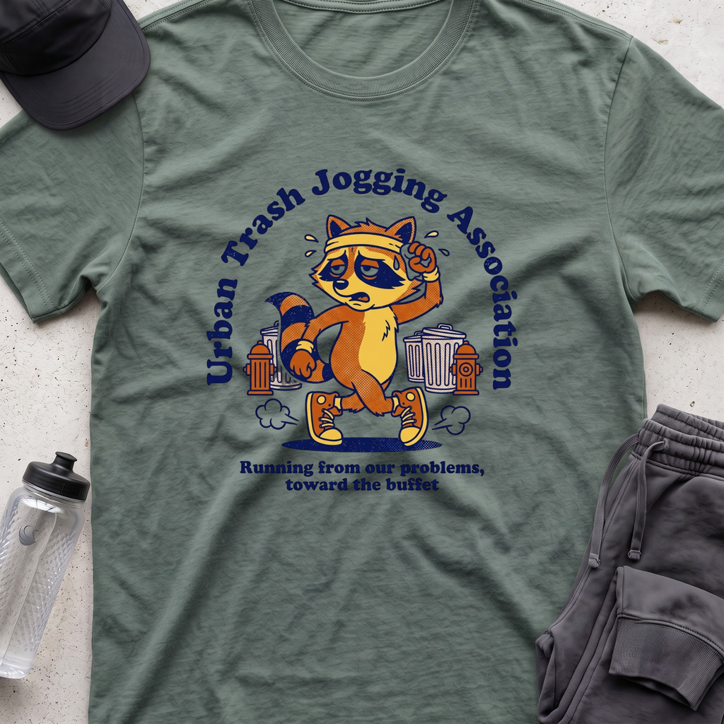 urban trash jogging T-shirt