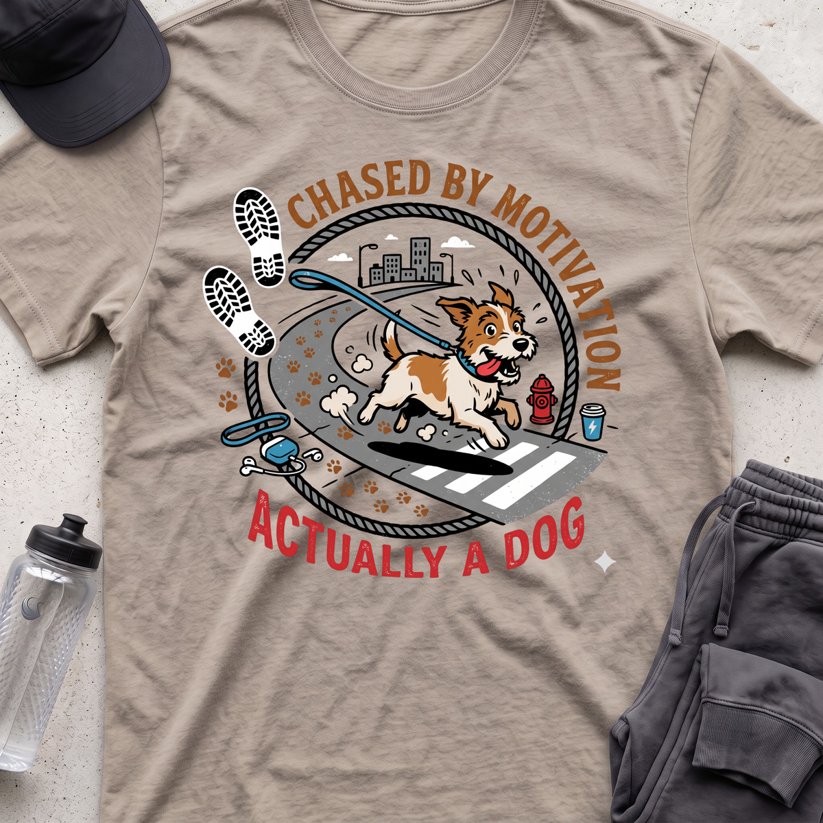 chased by motivation T-shirt