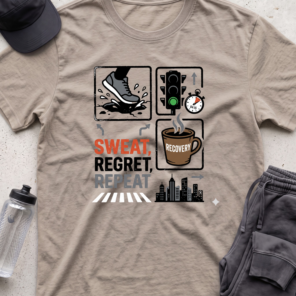sweat regret repeaT T-shirt