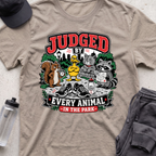 judge by animals  T-shirt