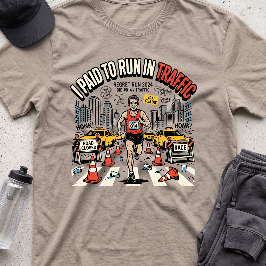 i paid to run T-shirt