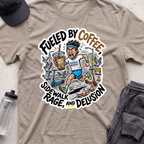 fueled by coffee T-shirt