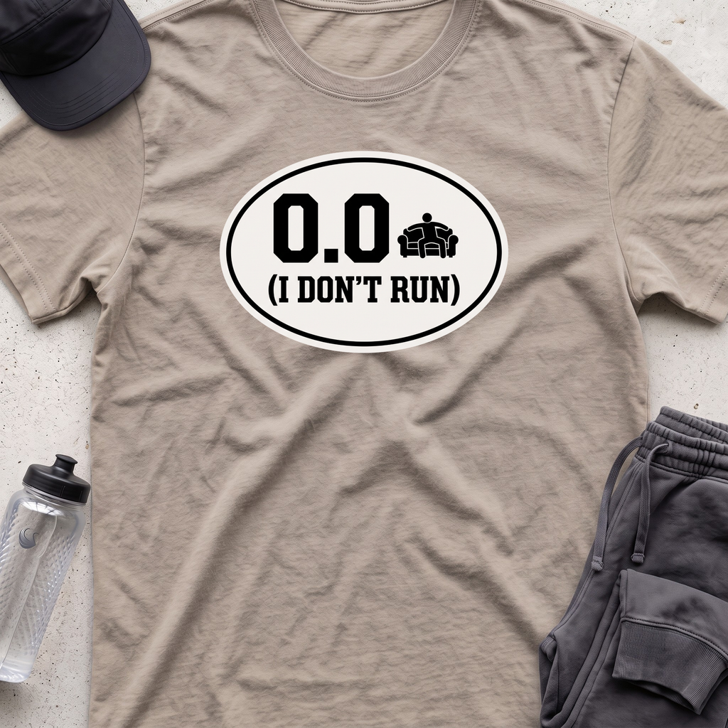 0.0 dont run T-shirt