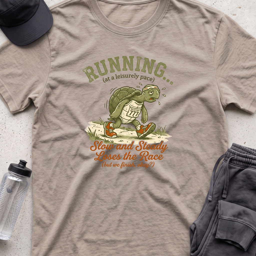 running at leisurely T-shirt