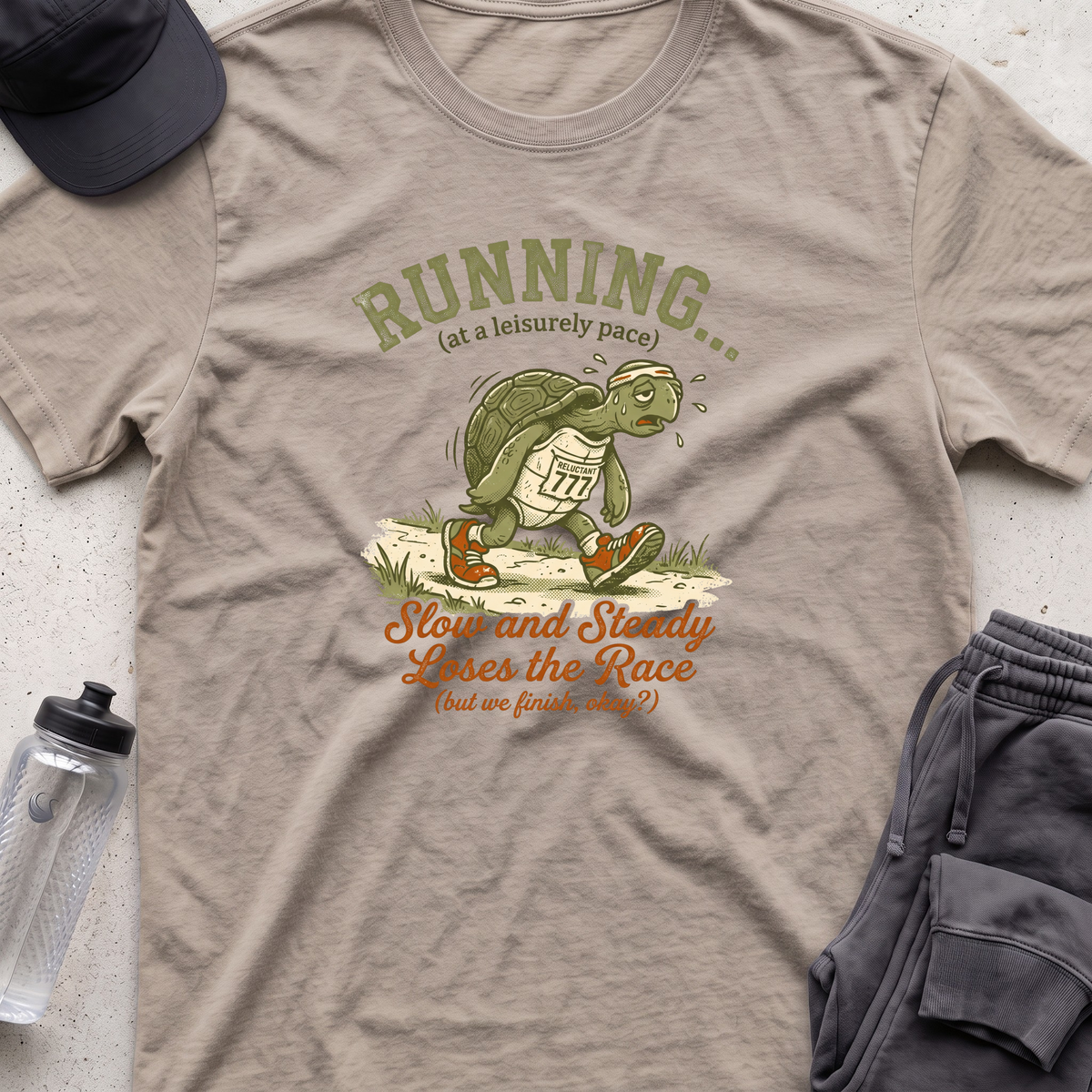 running at leisurely T-shirt