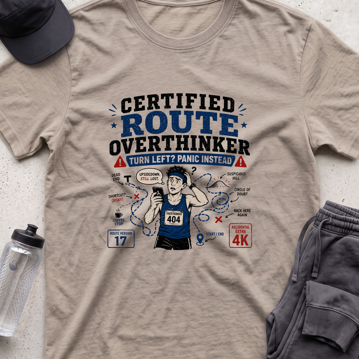 certified route overthinker T-shirt