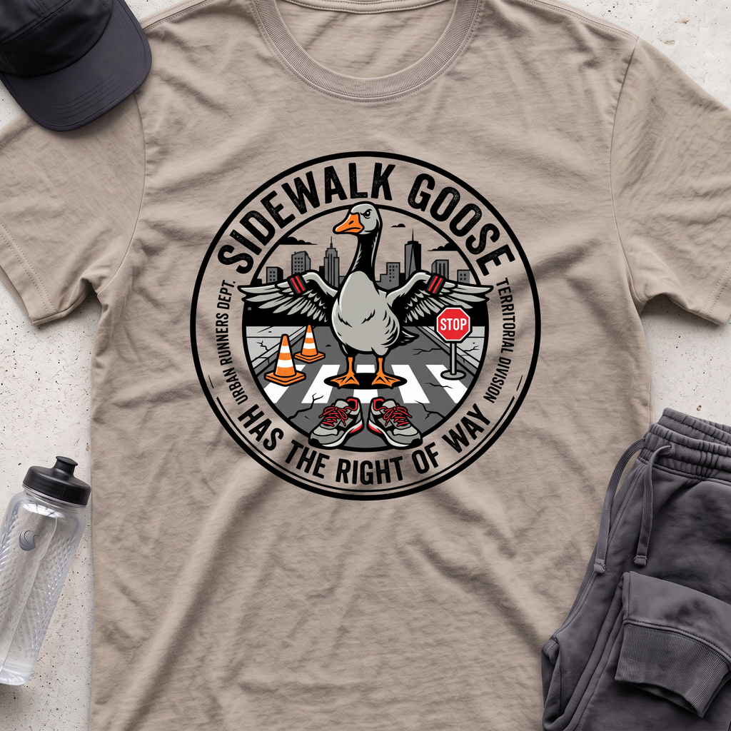 sidewalk goose T-shirt
