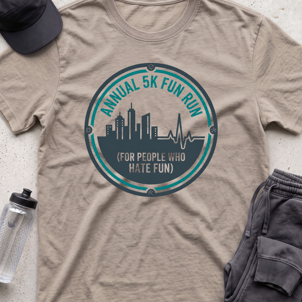 annual 5k fun run T-shirt
