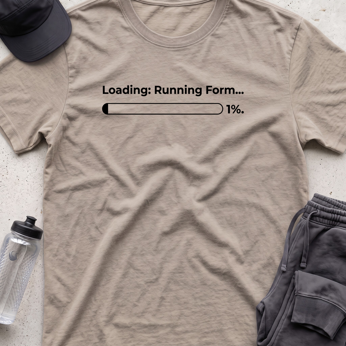running form loading T-shirt