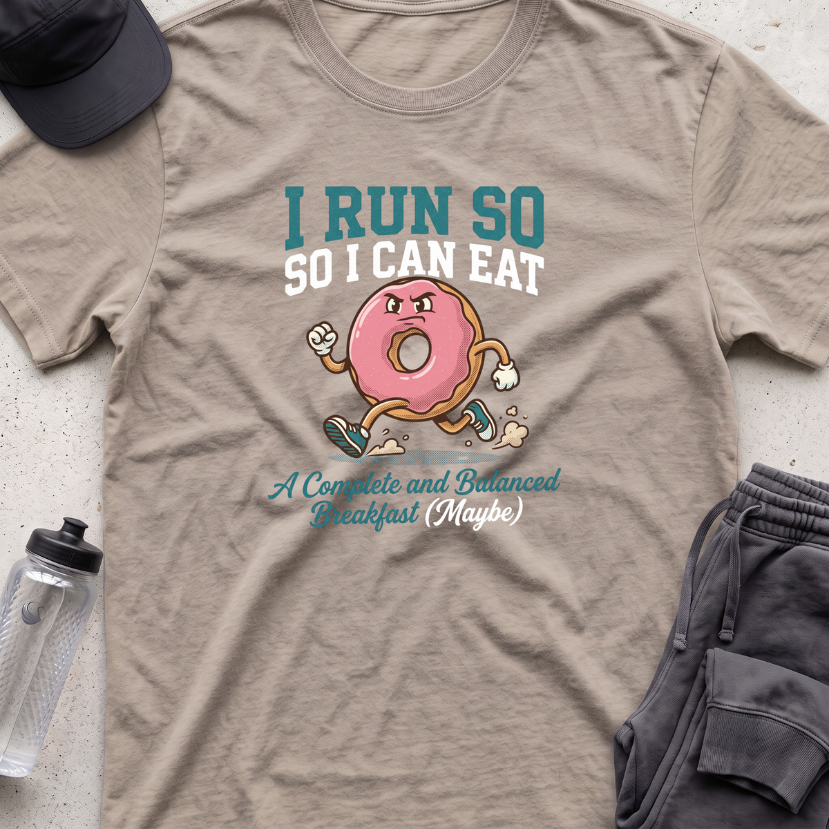 i run so i can eat  T-shirt