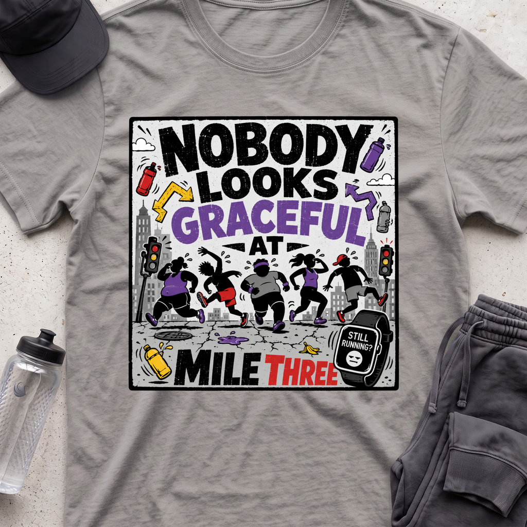 nobody looks graceful T-shirt