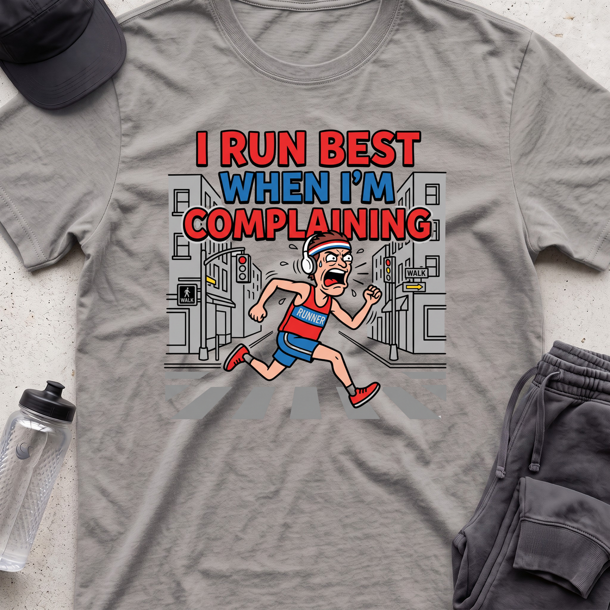 i run best when  T-shirt