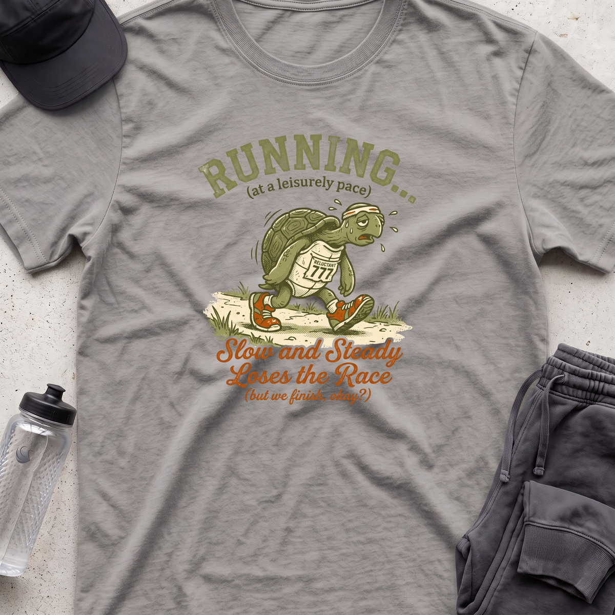 running at leisurely T-shirt