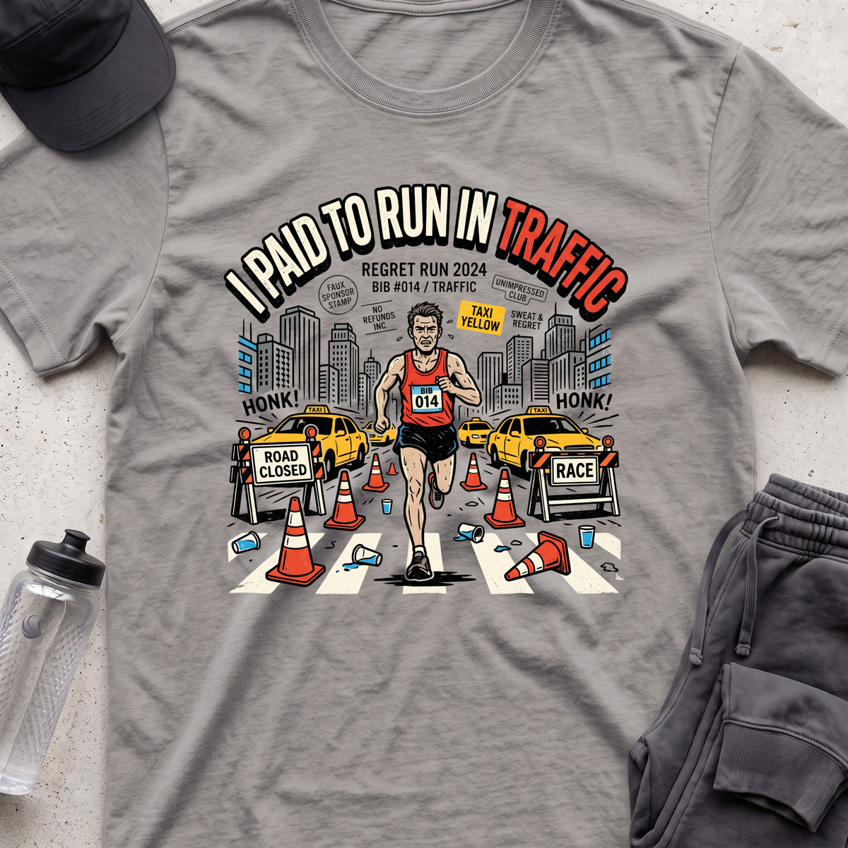 i paid to run T-shirt