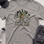 turtle pace city mileage T-shirt