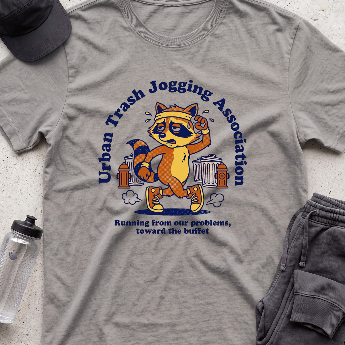 urban trash jogging T-shirt