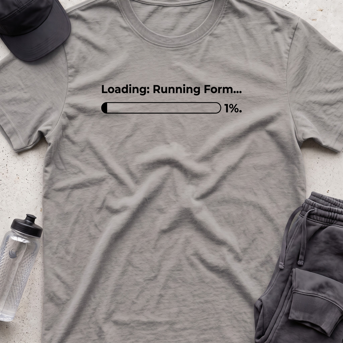 running form loading T-shirt