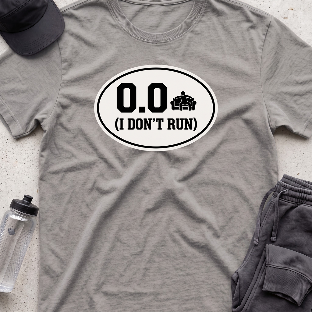 0.0 dont run T-shirt