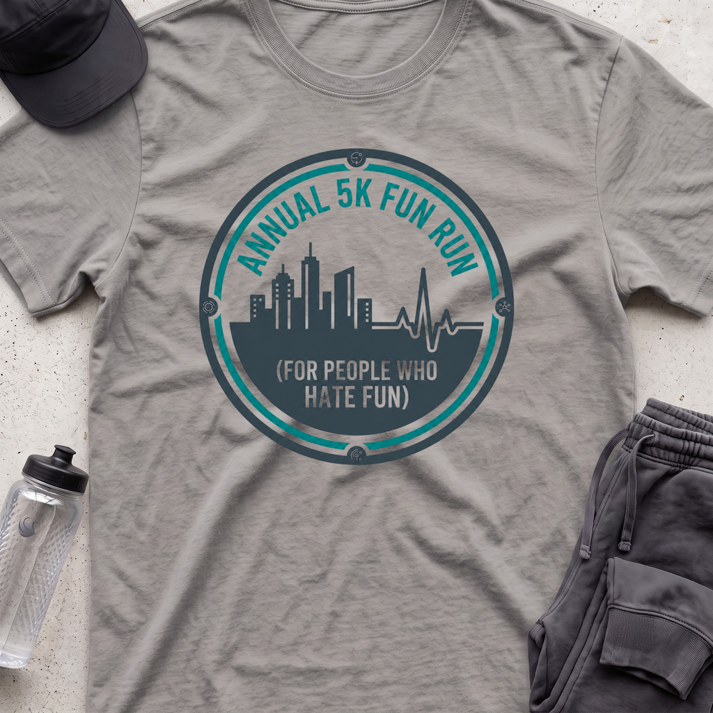 annual 5k fun run T-shirt