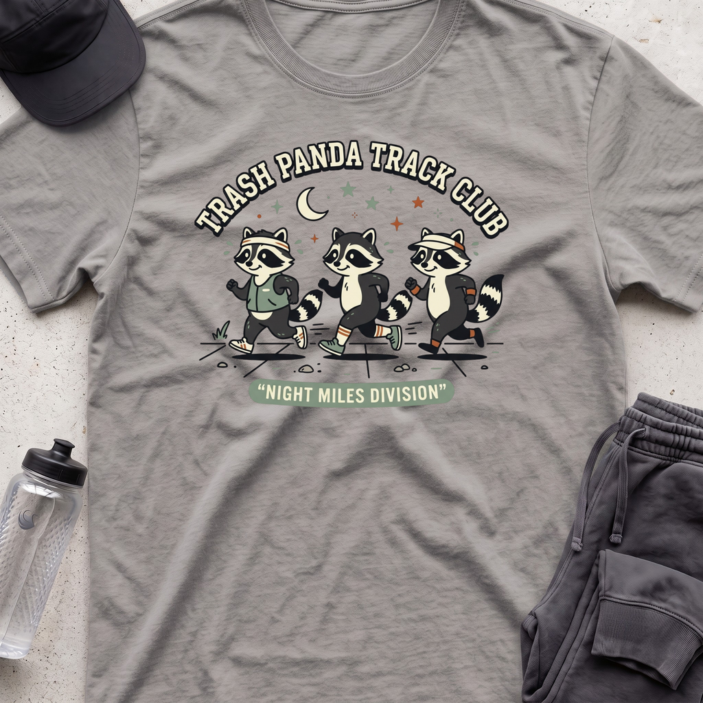 trash panda track club  T-shirt
