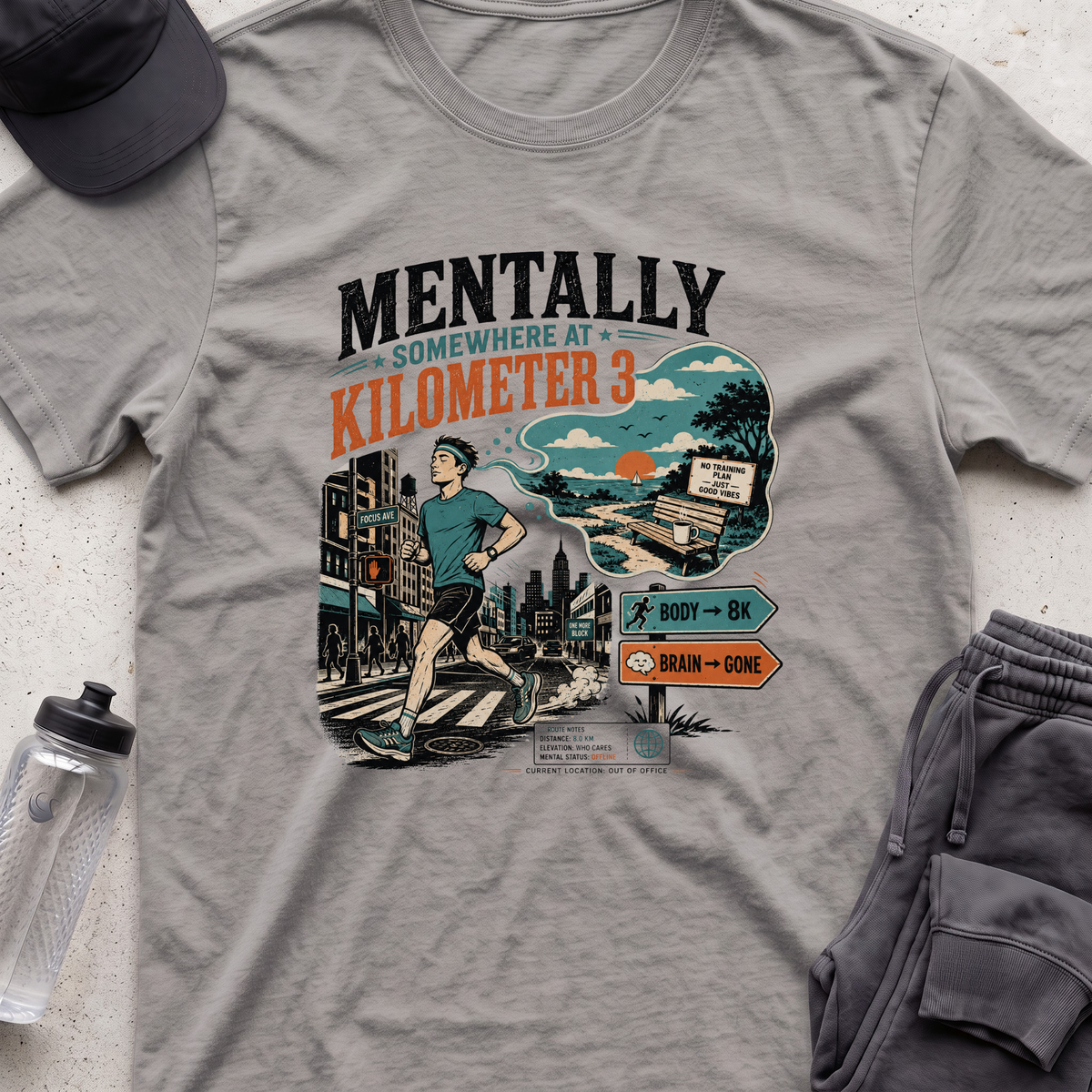 mentally somewhere T-shirt