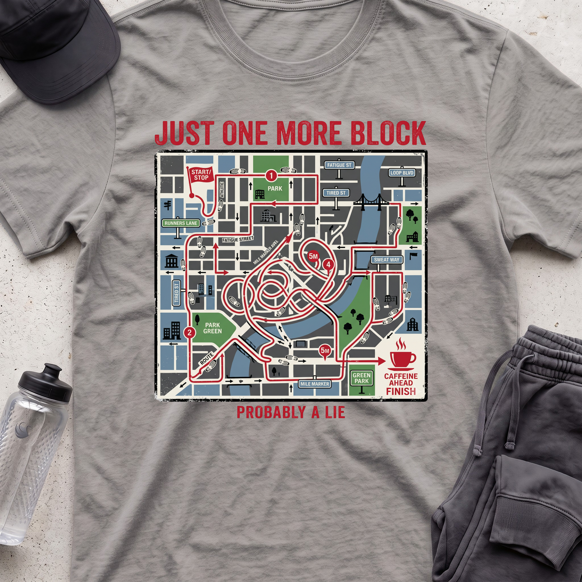 just one more block T-shirt