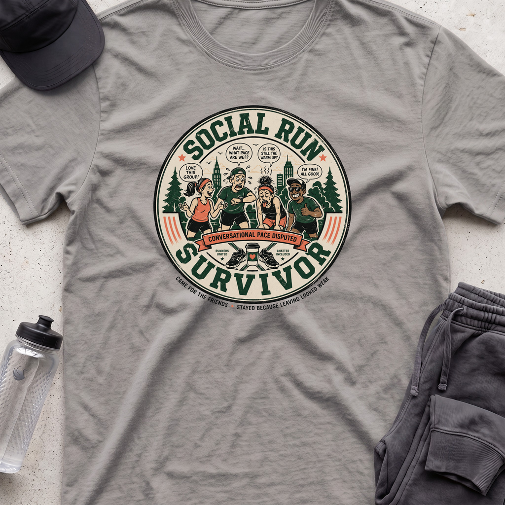social run survivor T-shirt