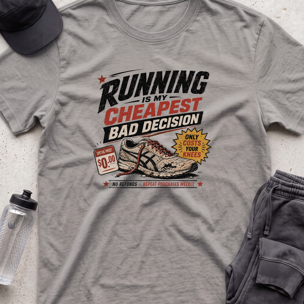 running is my cheapest T-shirt