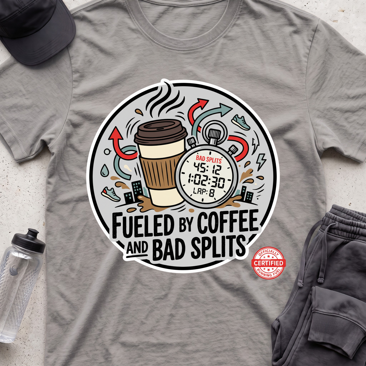fueled by coffee  T-shirt