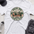 social run survivor T-shirt