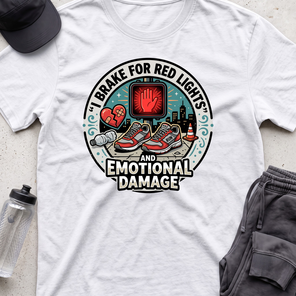 brake for red lights   T-shirt