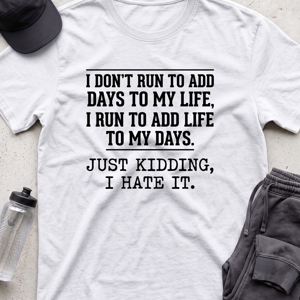i dont run to add  T-shirt
