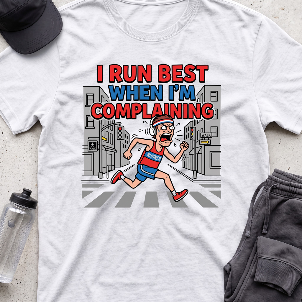 i run best when  T-shirt