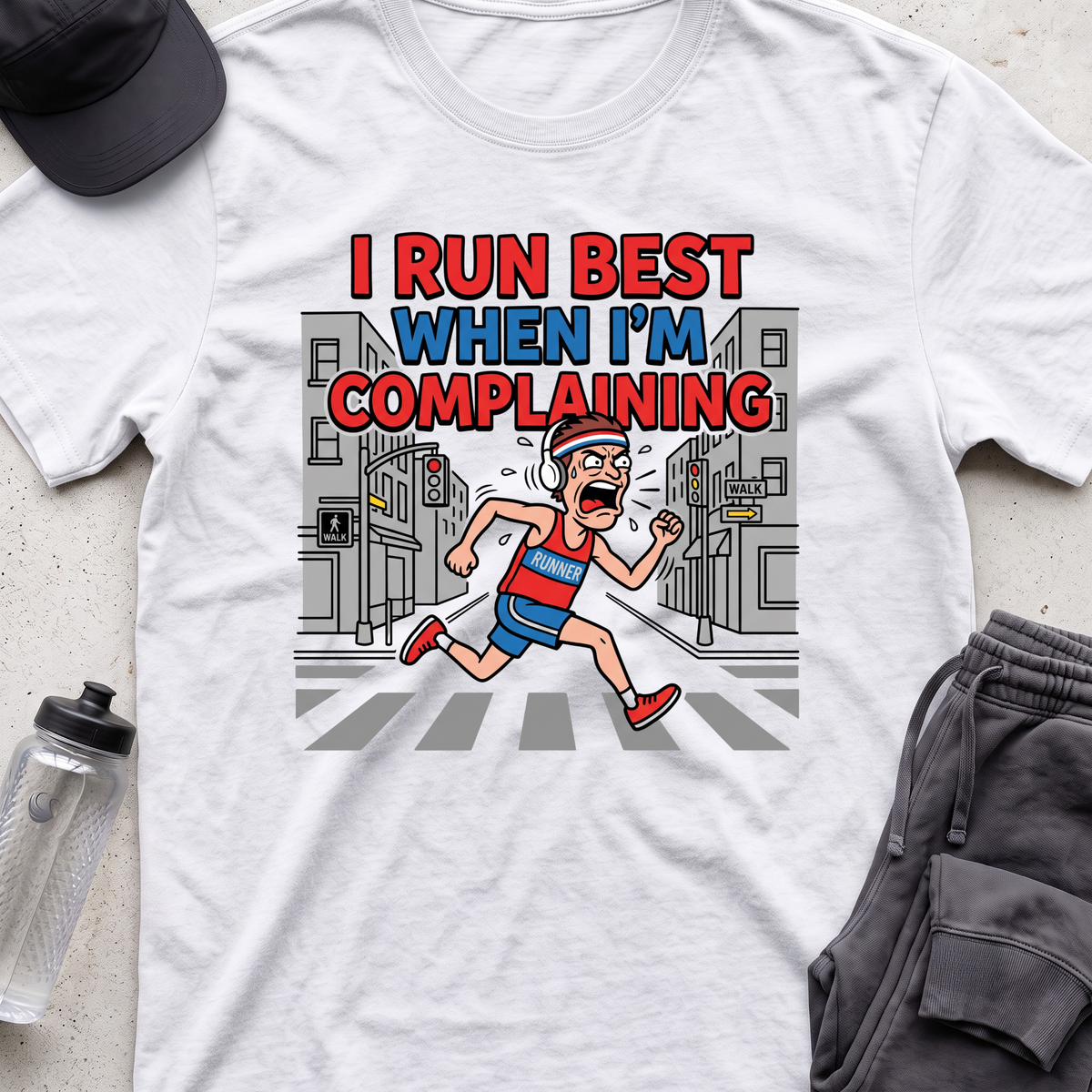 i run best when  T-shirt