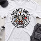 sidewalk goose T-shirt