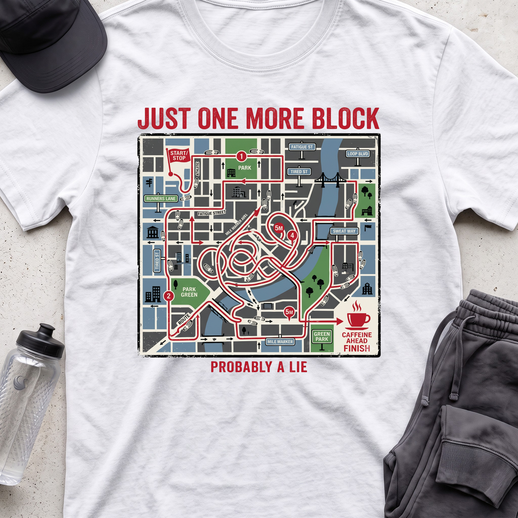 just one more block T-shirt