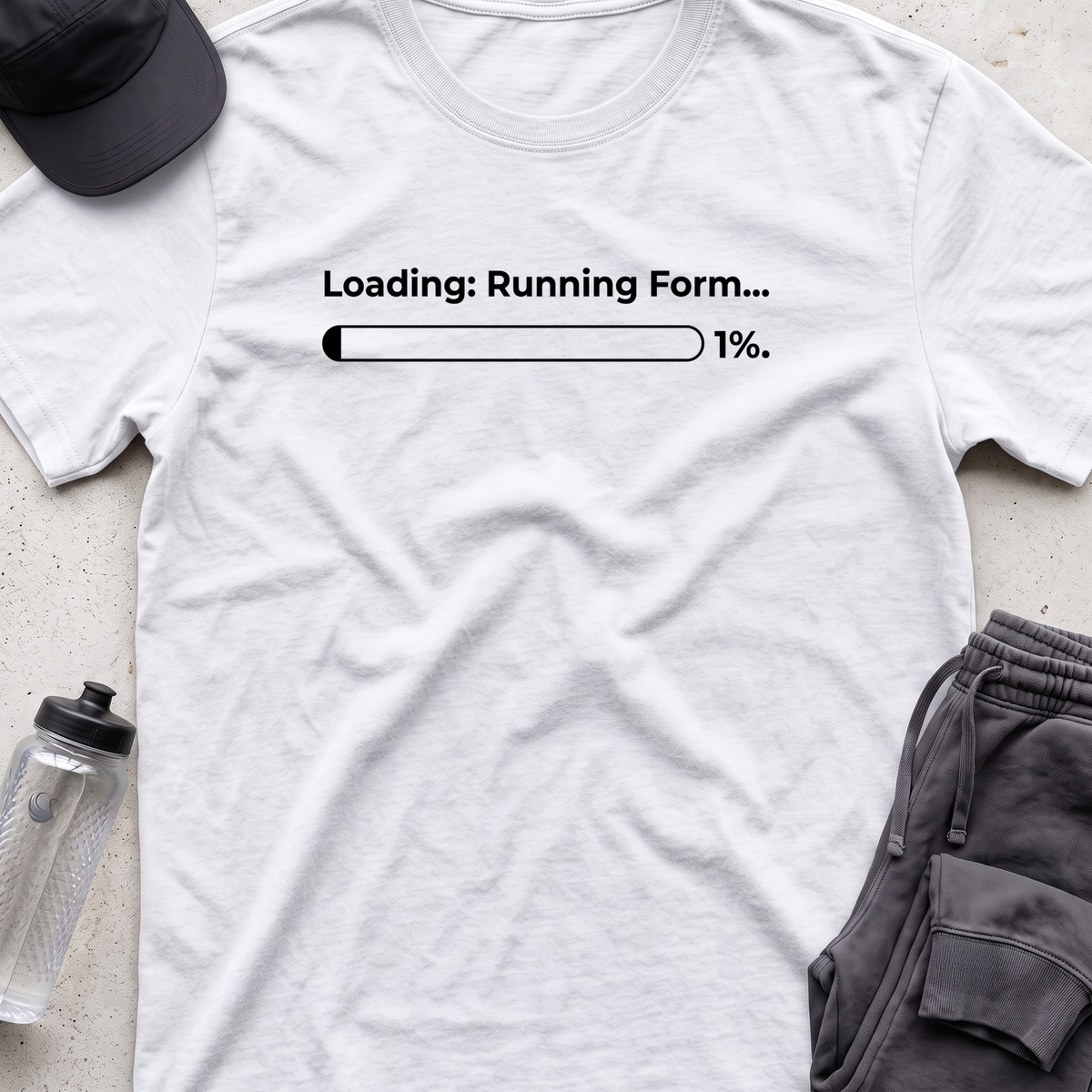 running form loading T-shirt