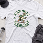 slow miles social club  T-shirt