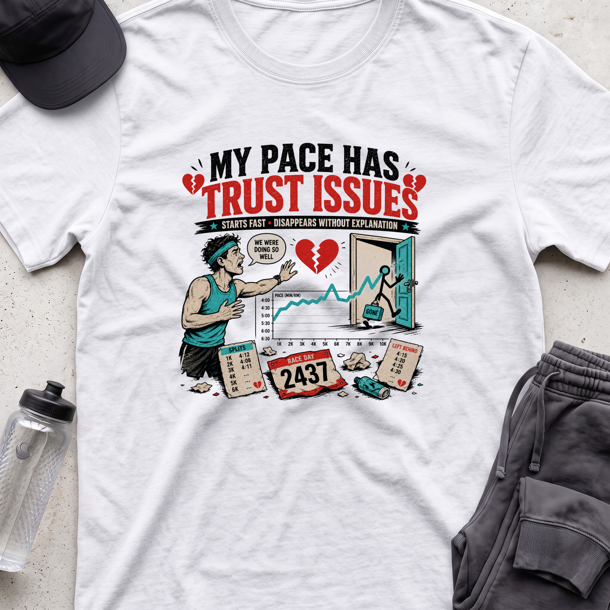 my pace has trust issues T-shirt