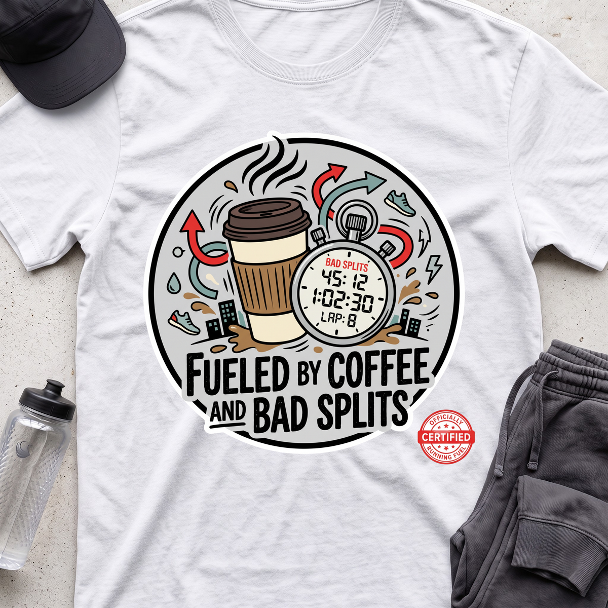 fueled by coffee  T-shirt