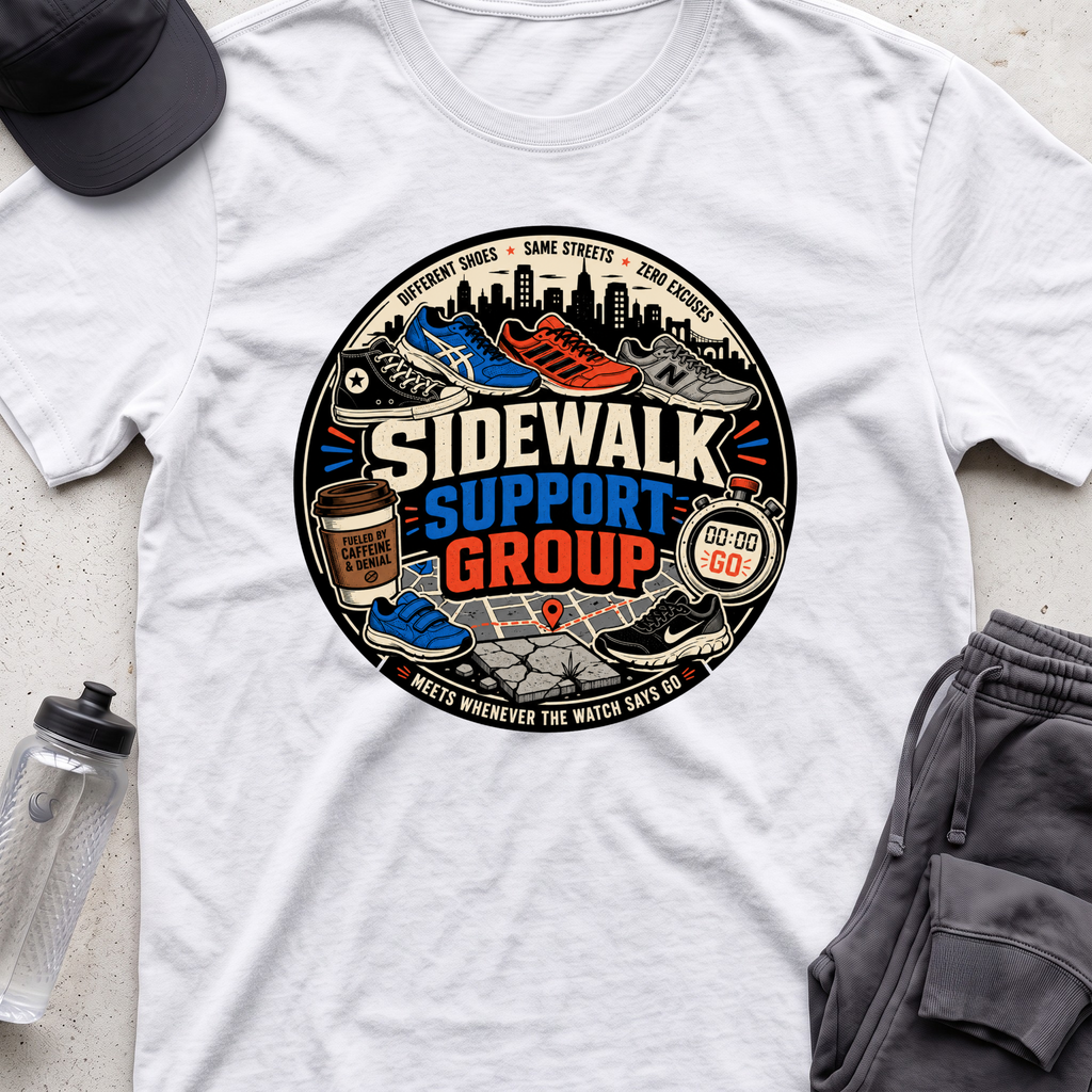sidewalk support  T-shirt