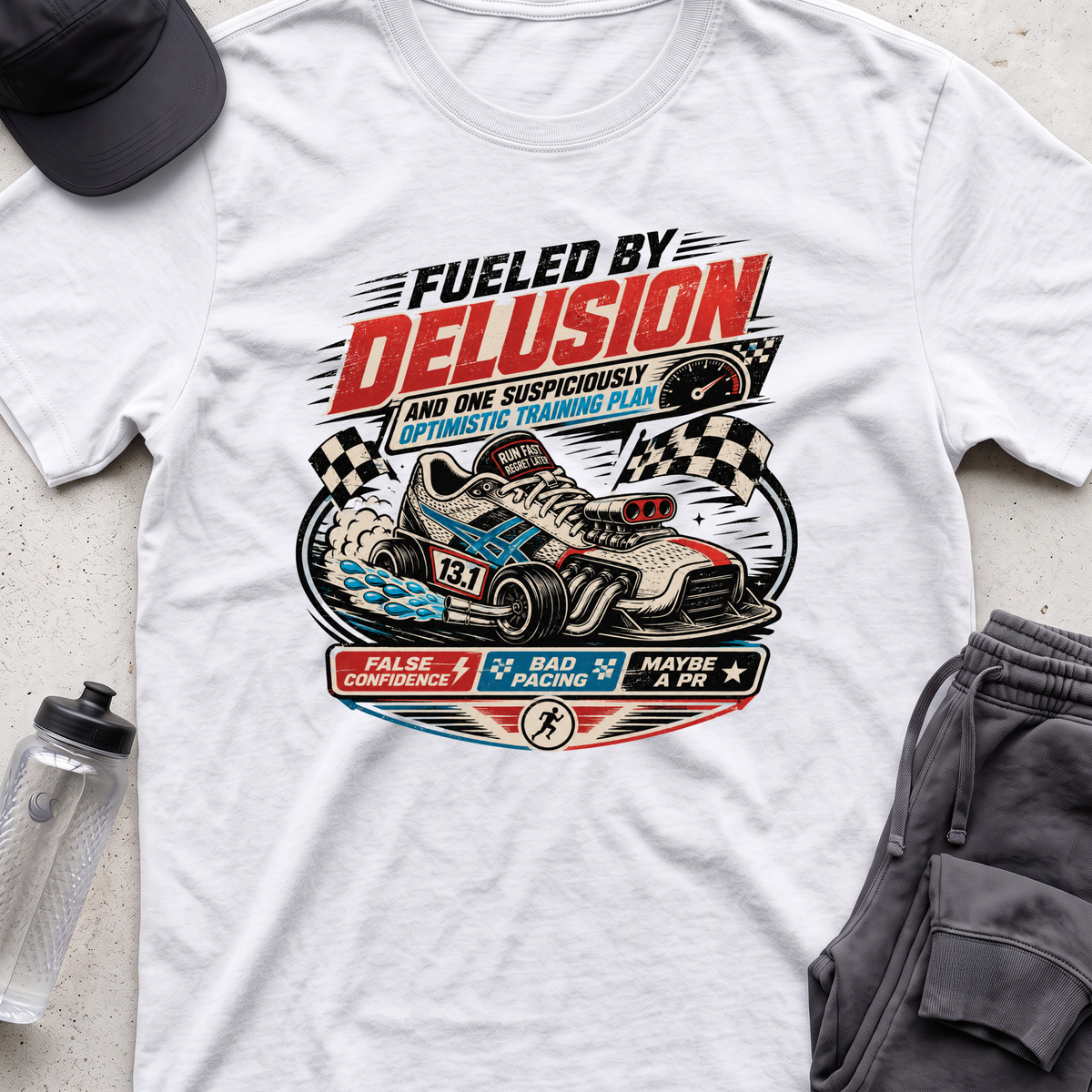 fueled by delusion  T-shirt