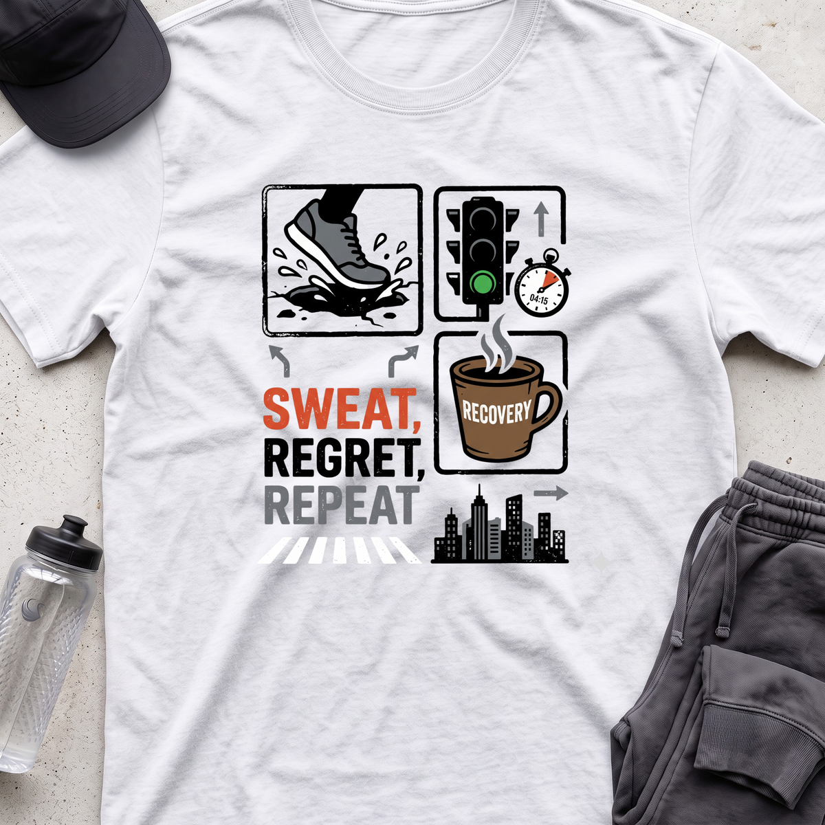 sweat regret repeaT T-shirt