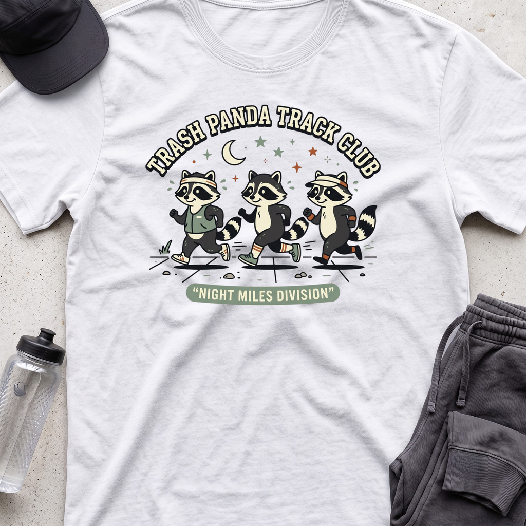 trash panda track club  T-shirt