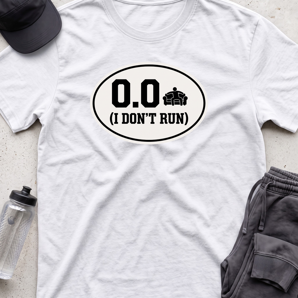 0.0 dont run T-shirt