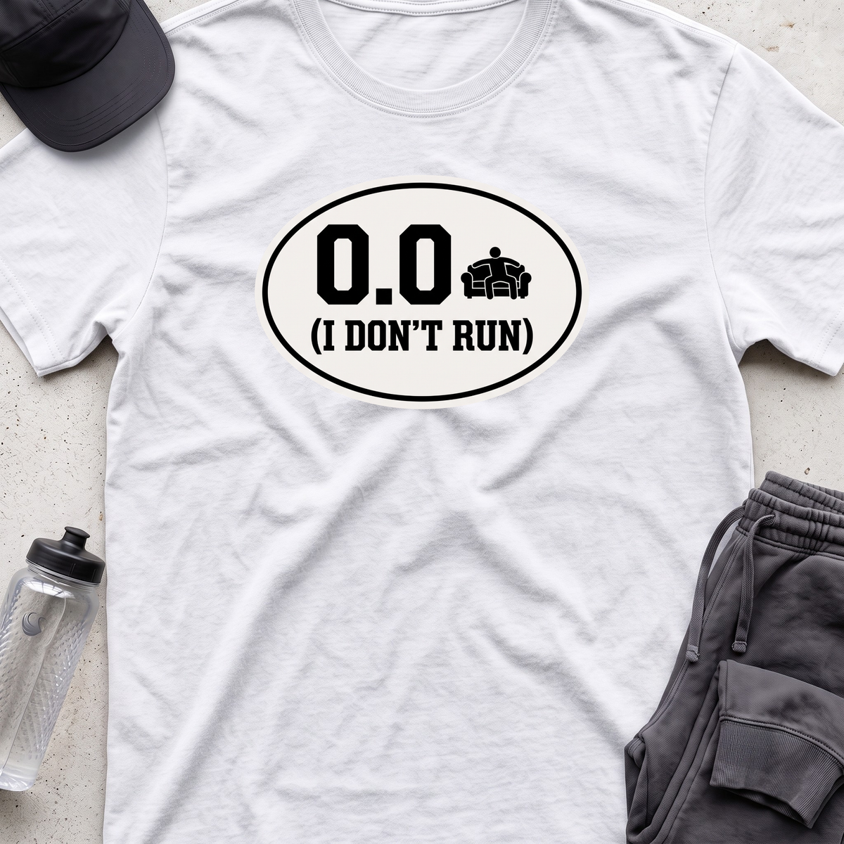 0.0 dont run T-shirt